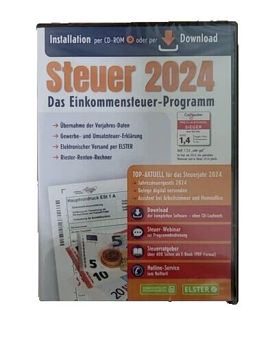 ALDI STEUER 2024 für das Jahr 2024 Einkommensteuer NEU OVP EUR 11,90