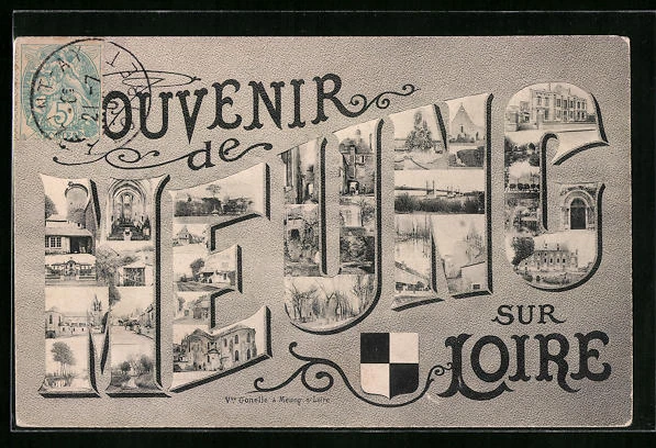 CPA Meung-sur-Loire, souvenir of Meung-sur-Loire