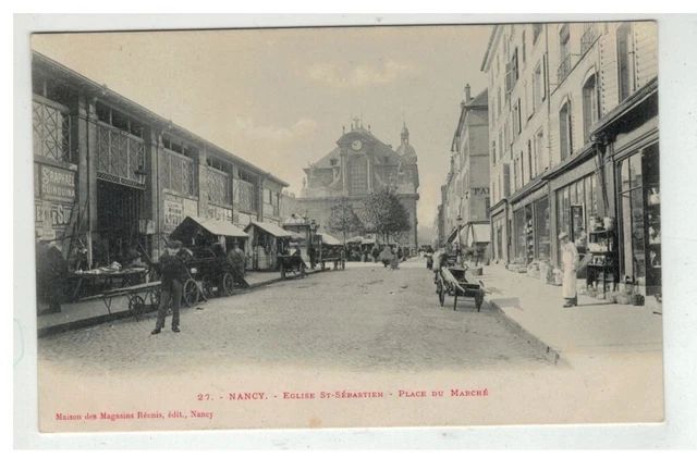 54 Nancy Eglise Saint Sebastien Place Du Marche