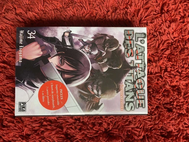 L’attaque Des Titans - Tome 34 - Edition Limitée - SNK T34 Collector - Neuf Fr