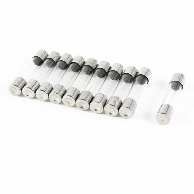 10 Pièces Coup Rapide Type Tube En Verre Fusibles 6x30mm 250V