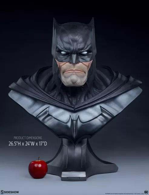 Sideshow Batman Life Misura Busto 1:1 Scala Premium Formato Statua Scuro Knight