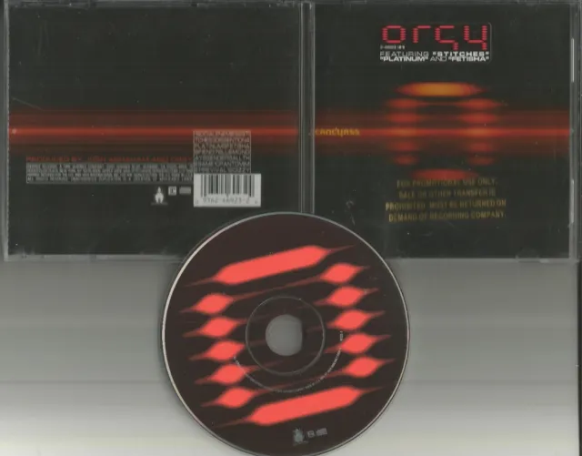 ORGY Candyass RARE  1998 GOLD STAMP PROMO PRESSING CD w/ HYPE STICKER USA