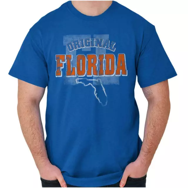 Florida Original Hometown Vacation Gift FL Womens or Mens Crewneck T Shirt Tee