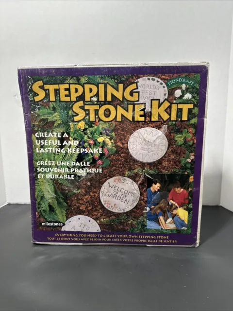 Midwest Products-Kit de escalones de mosaico-Jardín para niños nuevo en caja sellado