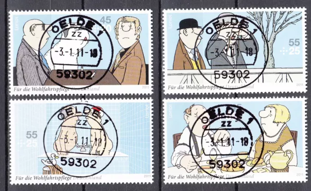 BRD 2011 Mi. Nr. 2836-2839 TOP Vollstempel Gestempelt LUXUS!!! (29199)