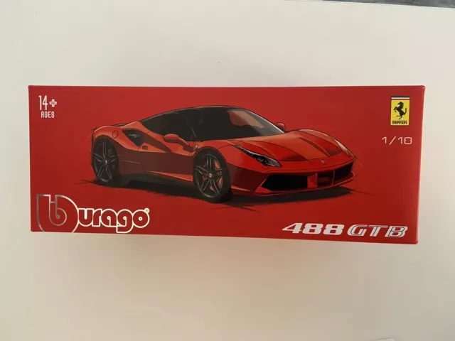 Ferrari Modelisme - Ferrari 1/18 : Nuremberg 2016 : Bburago Signature :  Photos des Ferrari 488 GTB Rouge 1/18