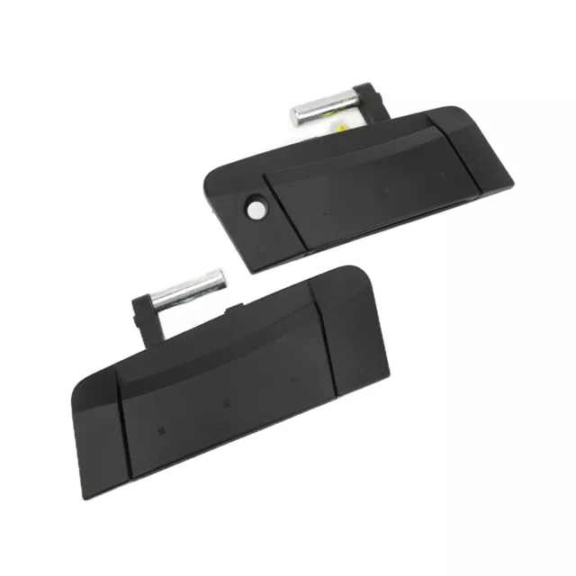 Car 2pcs Exterior Outer Door Handle 80607‑CD00B Black For 350Z 2003‑2009