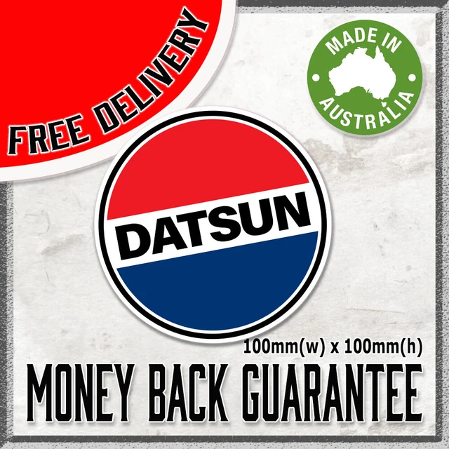 Vintage 1972 Datsun Multi-Color Sticker Decal - Made In USA