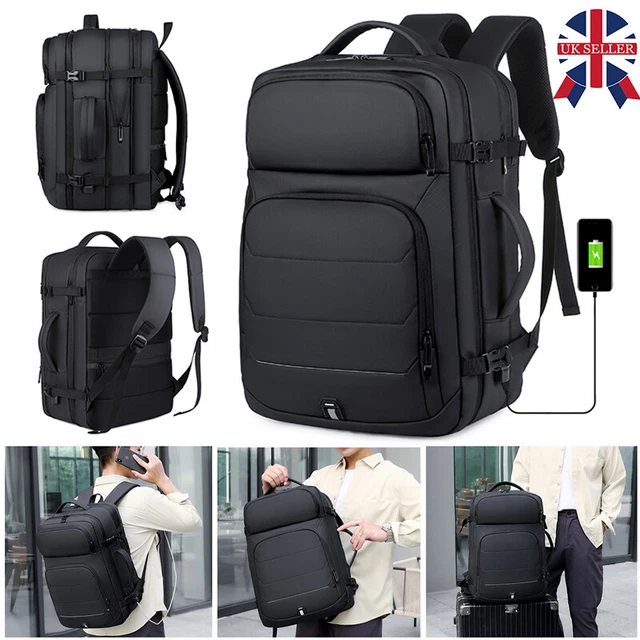 Laptop Bag Water-Resistant 18" Laptop Backpack - Large Capacity For Travel,  School & Business Mochilas Para Hombres