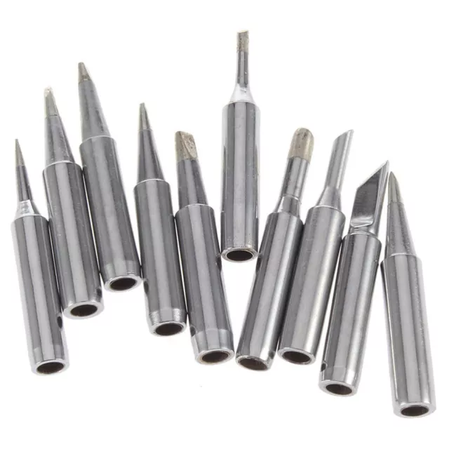 A Set of 10pcs Different Lead-free Solder Soldering Iron Tips 900M-T for