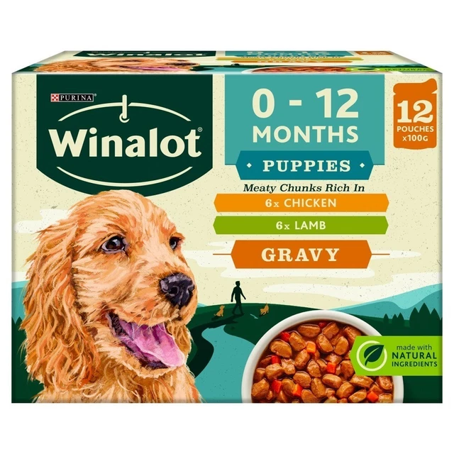 WINALOT PUPPY MIXED in Gravy Dog Food Dogs 12 x 100g £10.99 PicClick UK