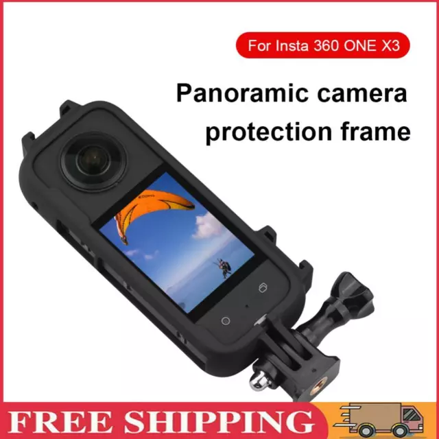 Protective Frame Case Shockproof Frame Cage with 1/4 Adapter for Insta360 ONE X3