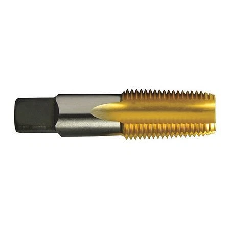 GREENFIELD THREADING 385847 Pipe Tap, 1/2"-14, Semi-Bottoming, 5 Flutes, NPTF