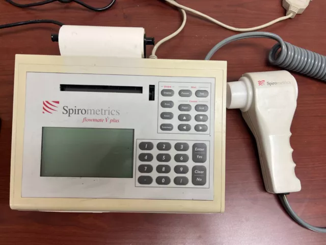 SPIROMETRICS 4000 Flowmate V Plus SpirometerPictured Working Nice Condition