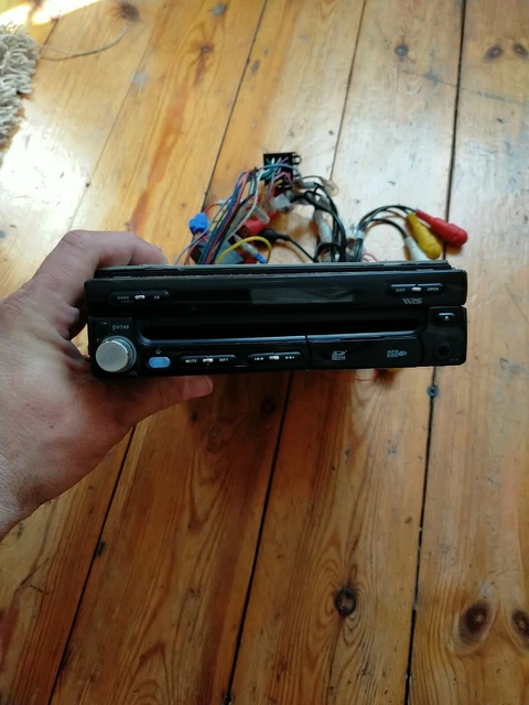 RIPSPEED DV740 CAR Stereo DVD CD Single DIN Flip UP/OUT 7 TOUCHSCREE ...