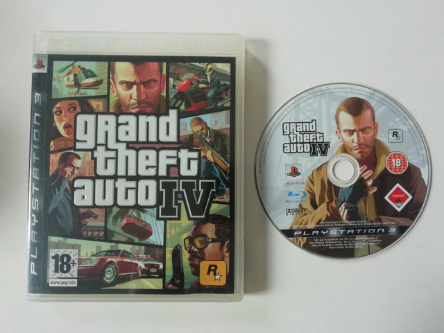 Jeu PS3 GTA IV Grand Theft Auto 4 Version FR Sans Carte ni Notice