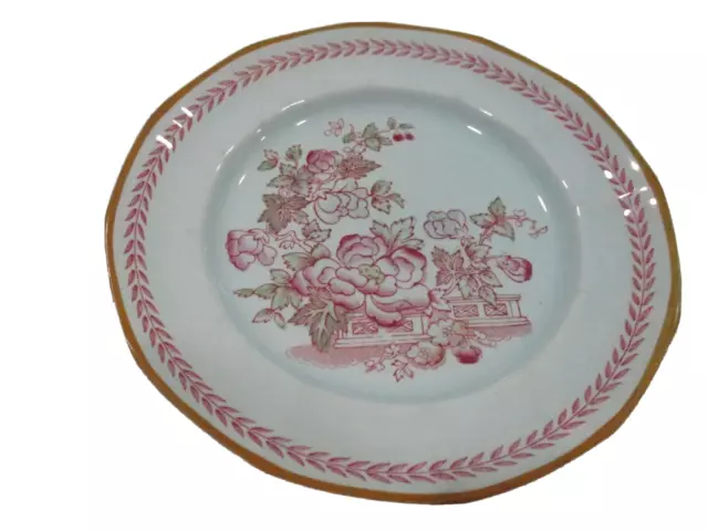 Adams Calyx Ware English Ironstone Micratex est.1657 desert plate 6'' Metz