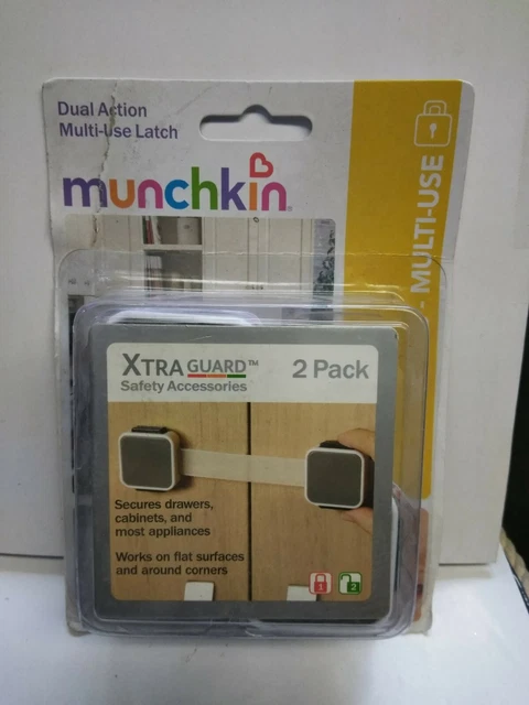 Congelador de microondas con pestillo de doble acción multiuso Munchkin Xtra Guard 2 piezas