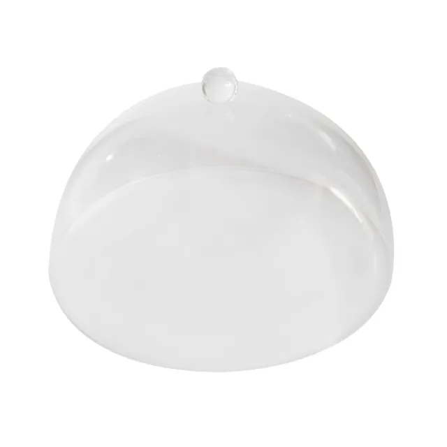 Cake Cover with Moulded Handle Acrylic Dome Shape 300mm Diameter Cupcakes