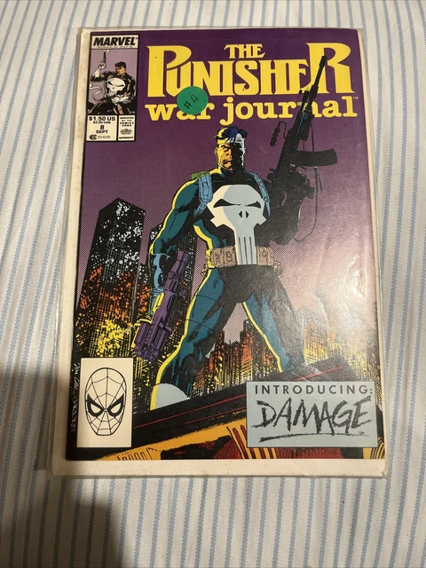 The Punisher War Journal #8 Sept 1989 Marvel Comics Jim Lee Cover