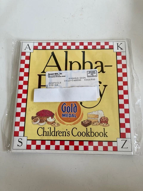 Alpha-Bakery Children's A-Z Cookbook by General Mills Gold Medal Flour New