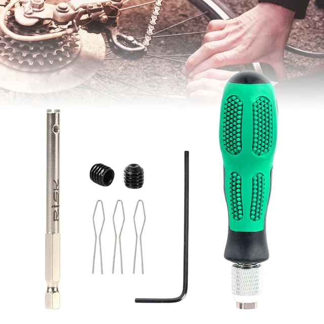 BIKE NIPPLE SPOKE Insertion Tool Driver Bicycle Cycling Spokes Anti