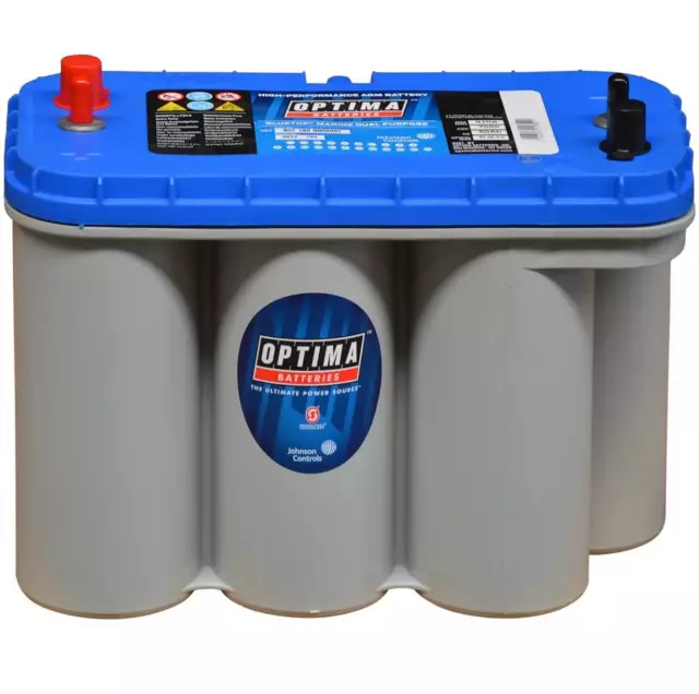 Optima Blue Top BT DC 5,5 12V 75Ah Bootsbaterie AGM Batterie Versorgungsbatterie