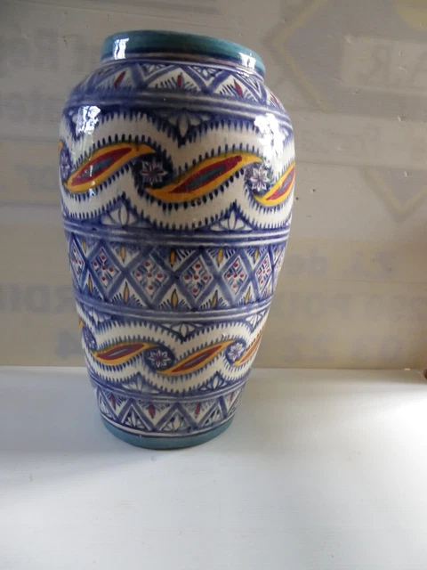 ANCIEN PLAT SAFI signé Ceramique Marocain Maroc Poterie Afrique EUR 15 ANCIEN PLAT SAFI signé Ceramique Marocain Maroc Poterie Afrique EUR 15
