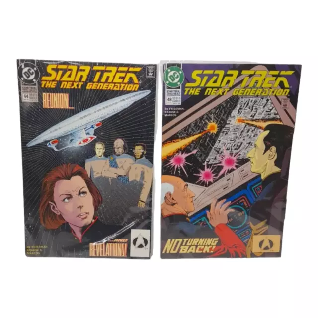Star Trek TNG Issues 44 48 Comic Books The Next Generation 1993 DC Comics Picard