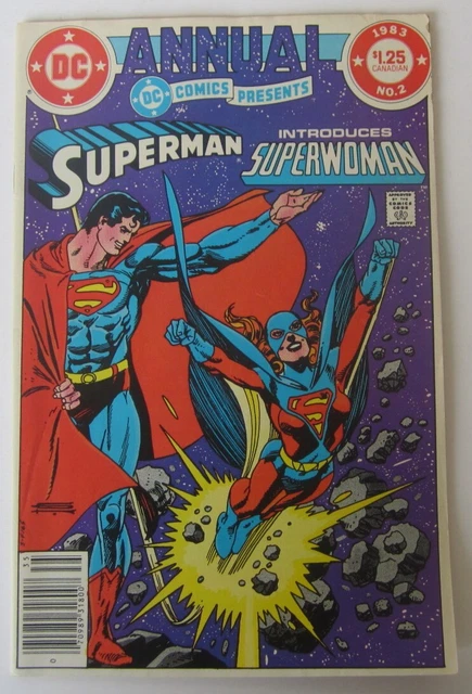 DC Comics Presents Annual #2 1983 Superman 1st Appearance & Origin Of Superwoman