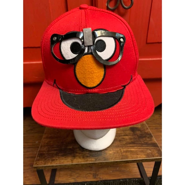 SESAME STREET ELMO With Glasses Snapback Baseball Hat Cap Never Worn
