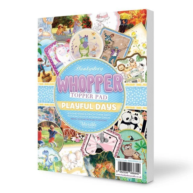 Hunkydory - Whopper Topper Pad - DÍAS JUGUETONES - Precio de venta sugerido por el fabricante 13,99