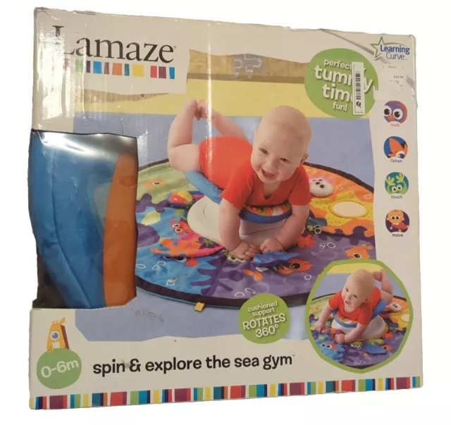 Lamaze Spin and Explore the Sea Gym - Infant Development System - Tummy Time Fun