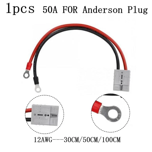 Adapte Split Power Cord 12AWG 50Amp Charging Connector For Anderson Useful New