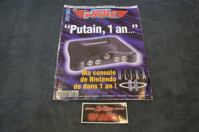 Magazine Jeux Vidéos - Super Power n°33 - Putain, 1 an avant l'ULTRA 64
