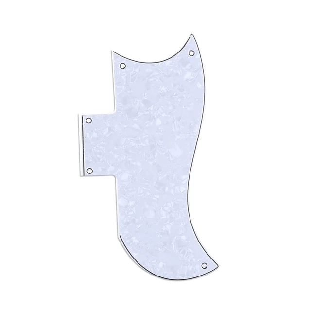 MUSICLILILY PRO 5 Hole SMALL made American SG type guitar pickguard 4 Ply