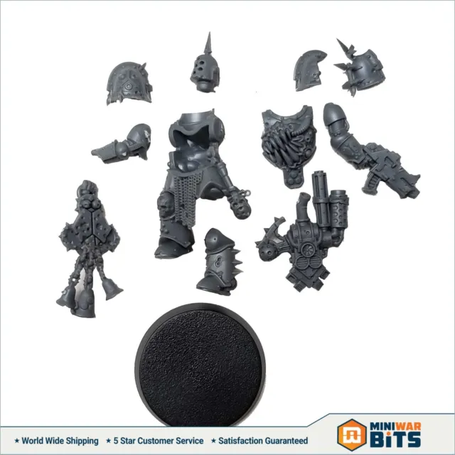 Plague Marine w/ Bolter Single Figure Model Bits - Warhammer 40k Death Guard