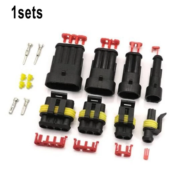 CONNECTEURS DE PRISE utiles connecteur étanche 1/2/3/4/5/6 broche 600V ...