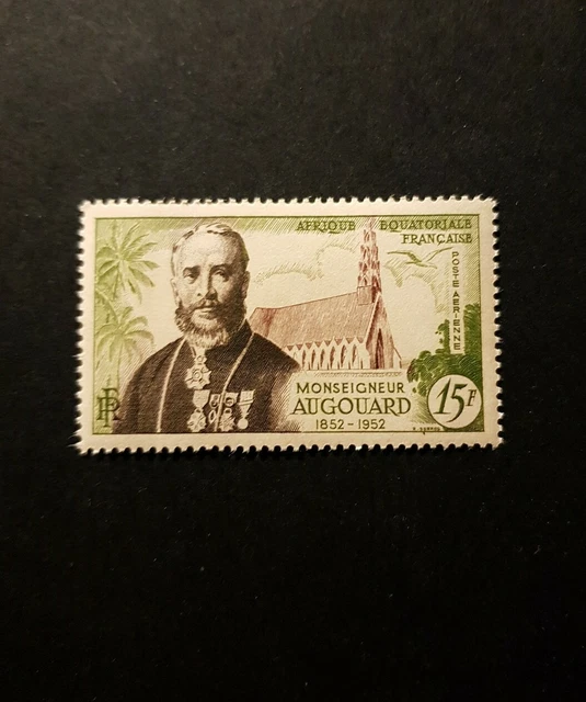 France Colonie Afrique Équatoriale Aef Poste Aérienne N°56 Neuf ** Mnh Rousseur