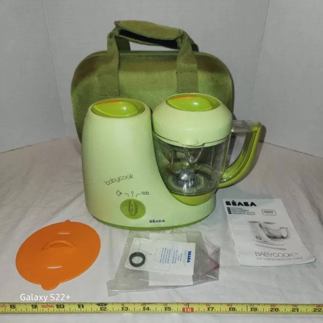 Beaba Babycook Baby Food Maker and Steamer In Green TESTED But Incomplete