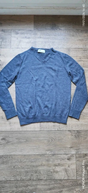 Pull CELIO Taille M - Gris, Mélange Lin/coton, Neuf Sans étiquettes