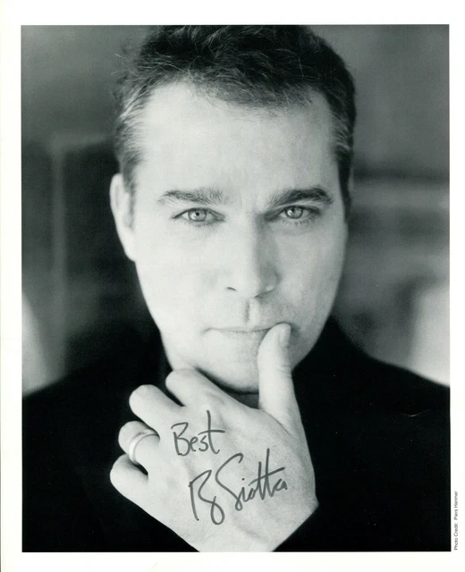 PHOTO ORIGINALE SIGNATURE preprint de l&amp;#39;acteur RAY LIOTTA / 20X25 (N°2 ...