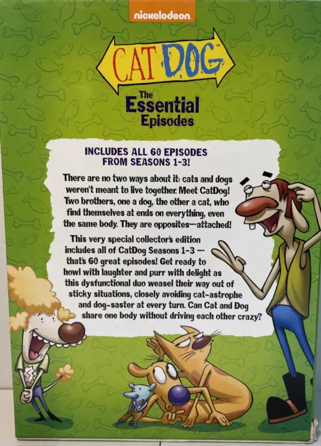 Catdog - The Essential Episodes : Season 1-3 (Box Set, DVD, 2001) Region 4 3