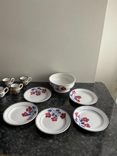 Éléments De Dinette Ancienne En Faïence Fine De Choisy – Chasse à Courre – XIXe
