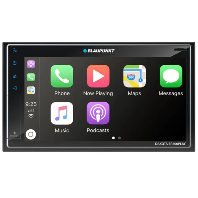 BLAUPUNKT DAKOTA BP800PLAY 6.8" LCD DOUBLE-DIN w/ CARPLAY ANDROID AUTO BLUETOOTH