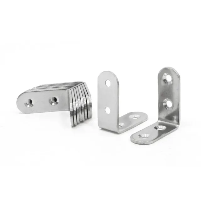 5Pcs 40mm * 40mm * 16mm Stainless Steel 90 Degree Angle Bracket