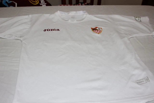 Maillot De Football Vintage Oficialdel Sevilla FC 2001-2002 Marque Joma