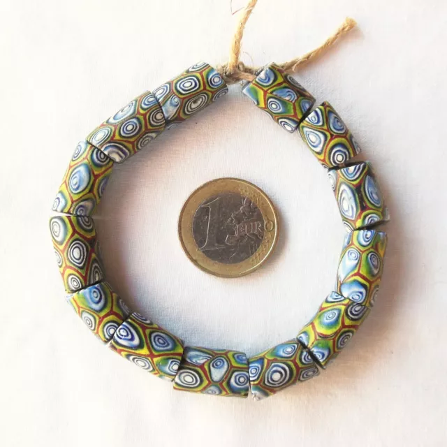 Anciennes PERLES TROC Africaines MILLEFIORI - Venetian Glass African Trade Bead