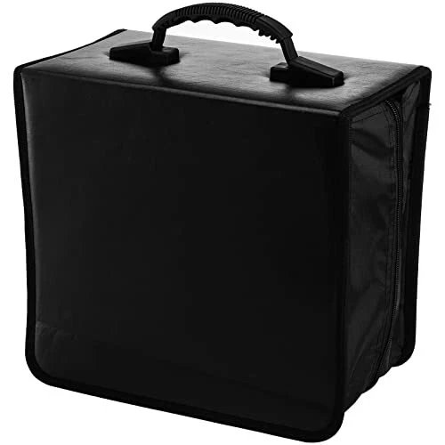 400 Disc CD/DVD Binder DVD Wallet Case, DVD Case Holder Media Storage